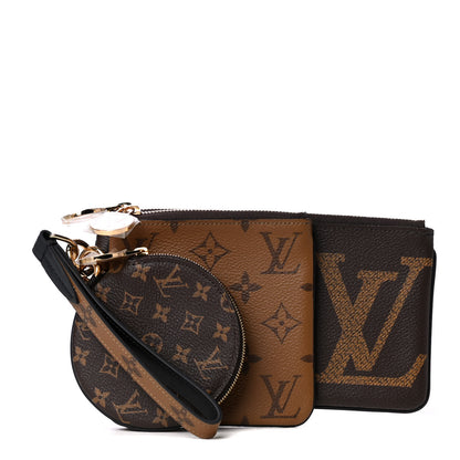 Louis Vuitton Reverse Monogram Giant Trio Pouch 1 of 5