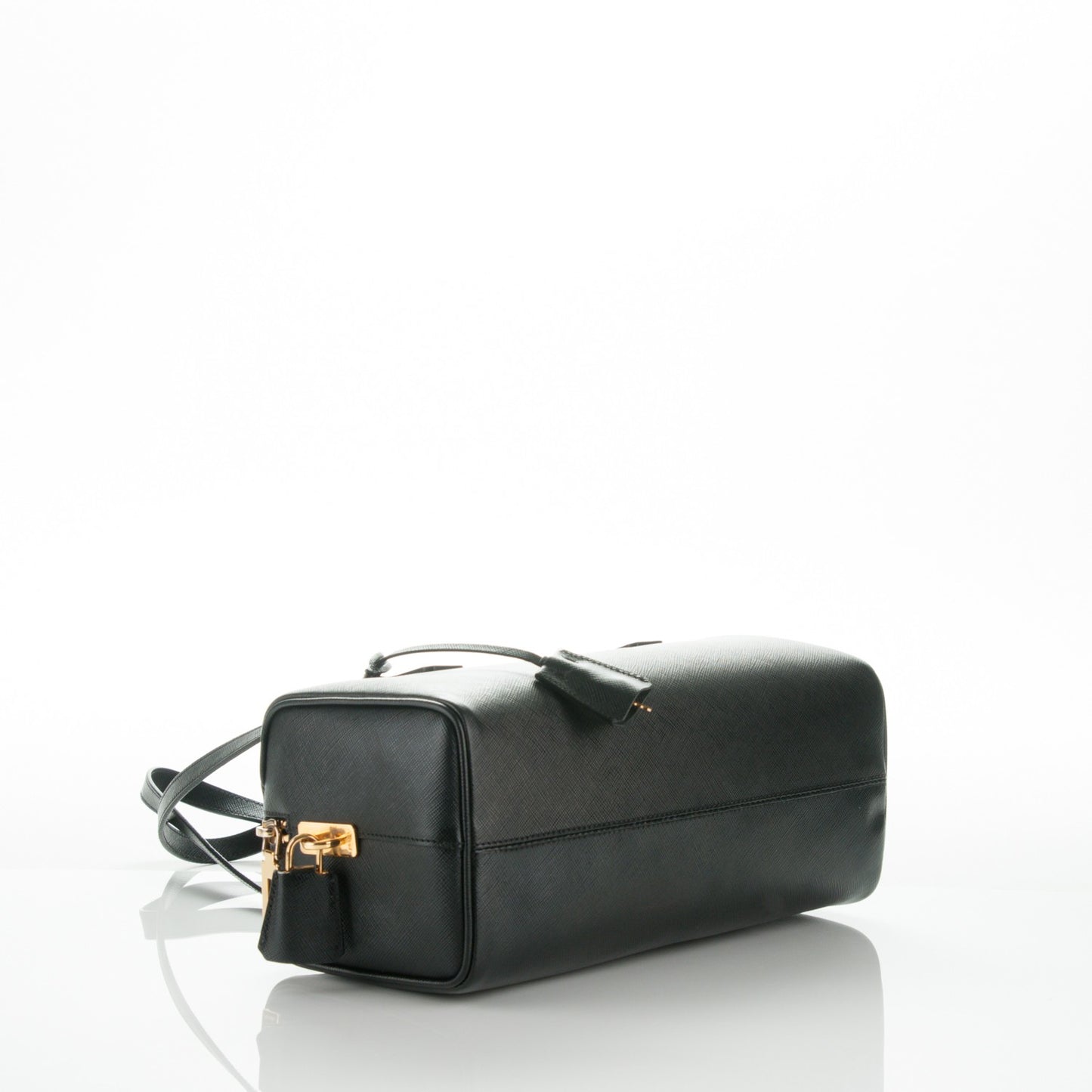 Saffiano Lux Bauletto Nero Black