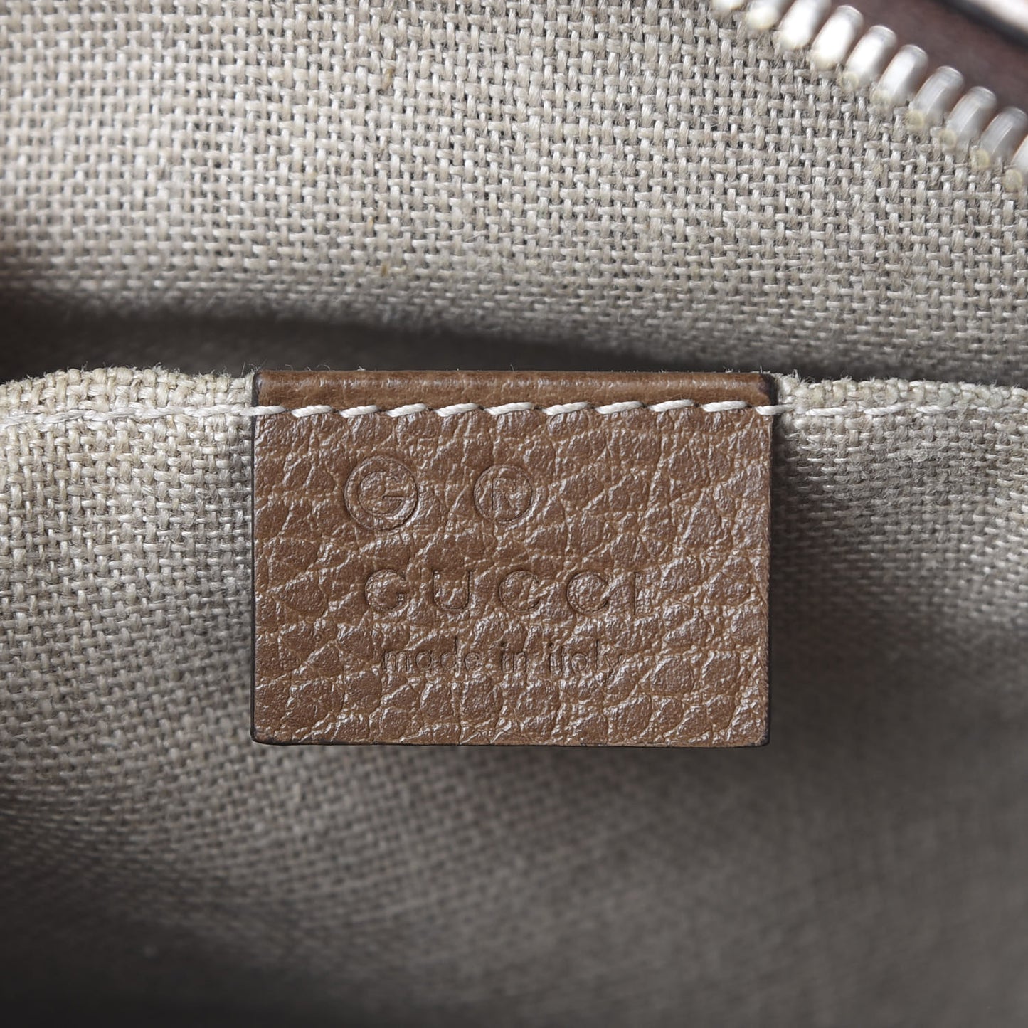 Monogram Mini Bree Messenger Bag Beige Tabacco