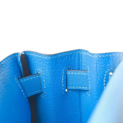 Hermes Evercolor Kelly Retourne 28 Bleu Hydra 6 of 14