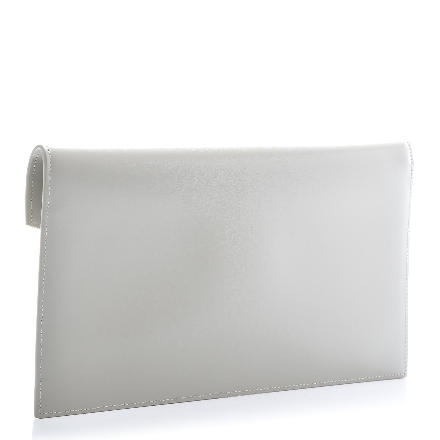 Saint Laurent Smooth Shiny Calfskin Uptown Pouch Crema Soft 3 of 10