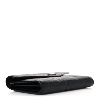 Louis Vuitton Empreinte Victorine Wallet Black 4 of 9