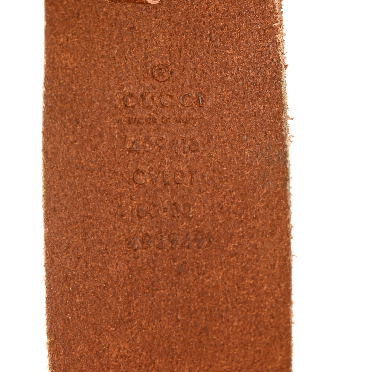 Faded Calfskin Double G 40mm Belt 80 32 Cuir