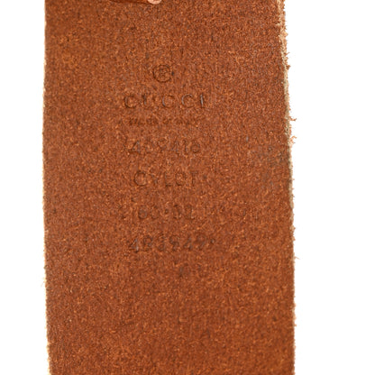 Gucci Faded Calfskin Double G 40mm Belt 80 32 Cuir 5 of 8