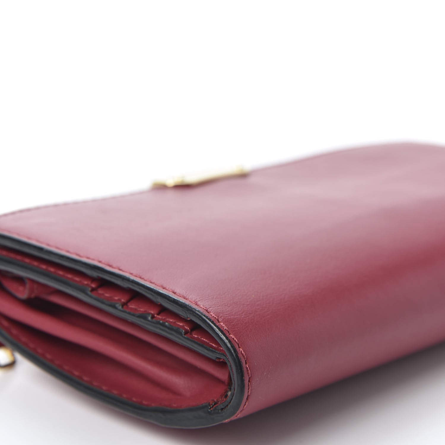 Burberry Calfskin Alvington Continental Wallet Peony Rose 5 of 8
