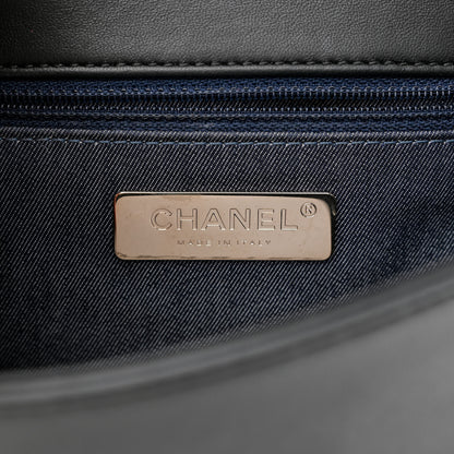 Chanel Lambskin CC Mania Flap Bag Black 6 of 11