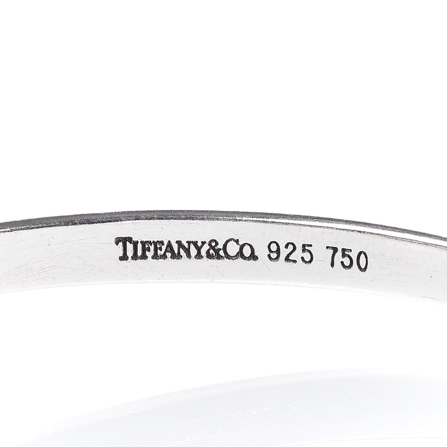 Sterling Silver 18K Yellow Gold Hook Eye Bangle Bracelet
