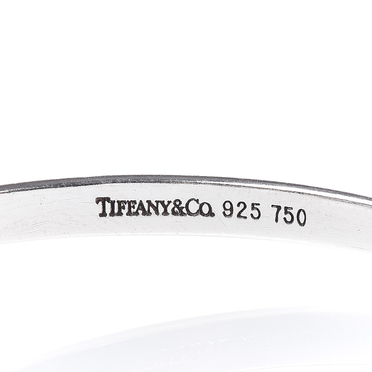 Tiffany Sterling Silver 18K Yellow Gold Hook Eye Bangle Bracelet 5 of 5