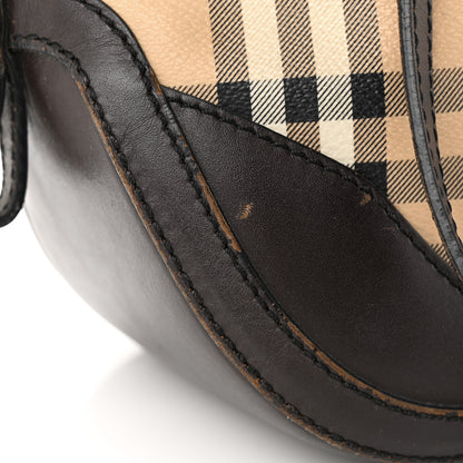 Burberry Haymarket Check Small Orchard Bowling Bag Chocolate 13 of 16