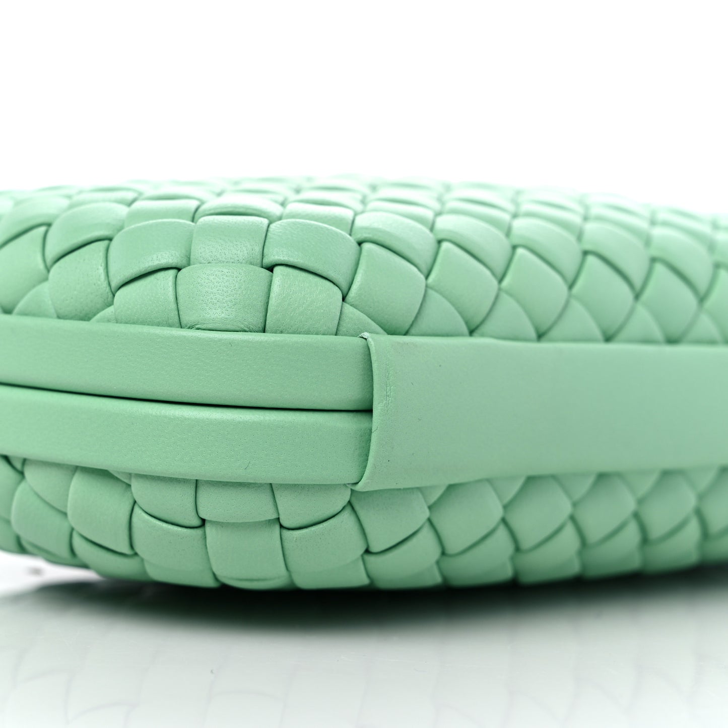 Nappa Intrecciato Knot Clutch Siren