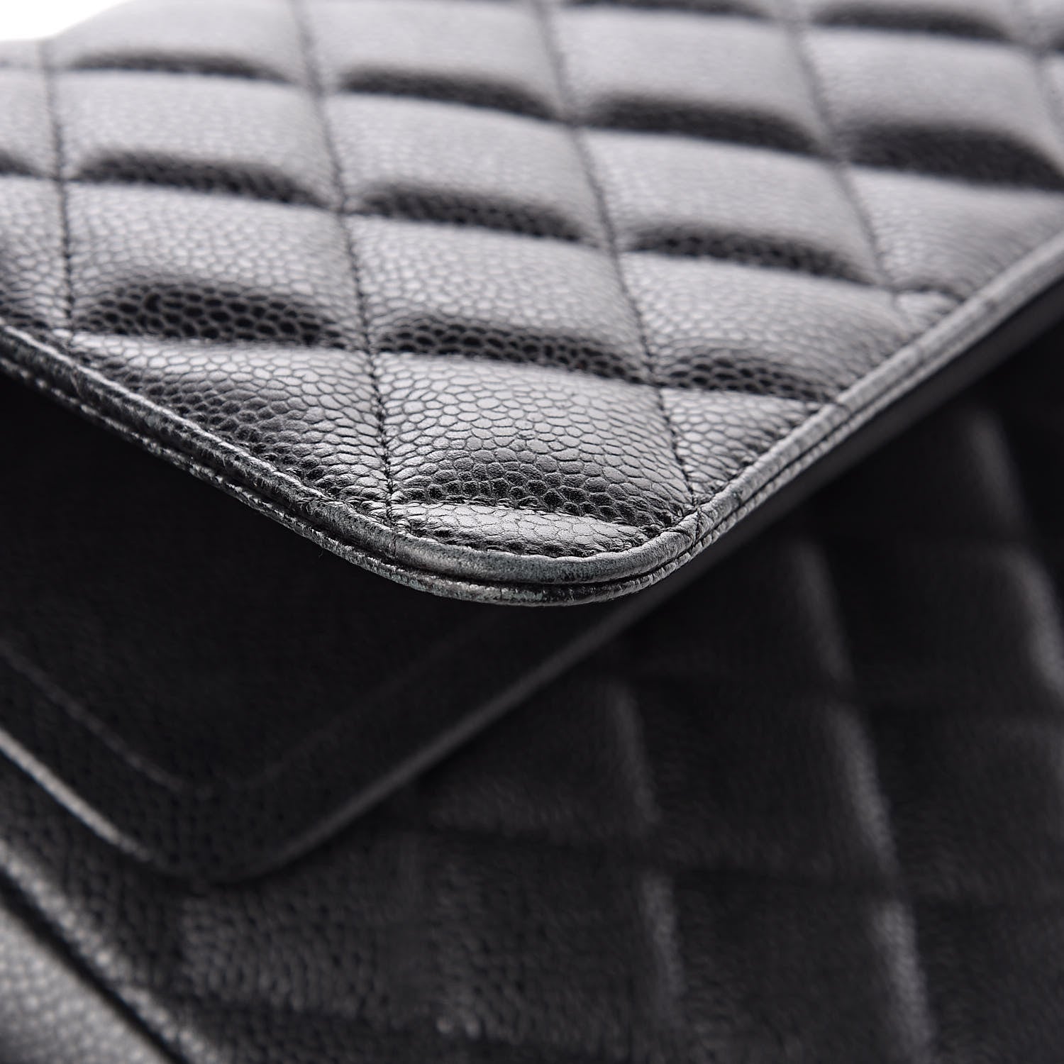 Chanel Caviar Quilted Maxi Double Flap Black 10 of 16