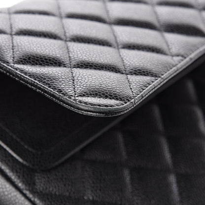 Chanel Caviar Quilted Maxi Double Flap Black 10 of 16