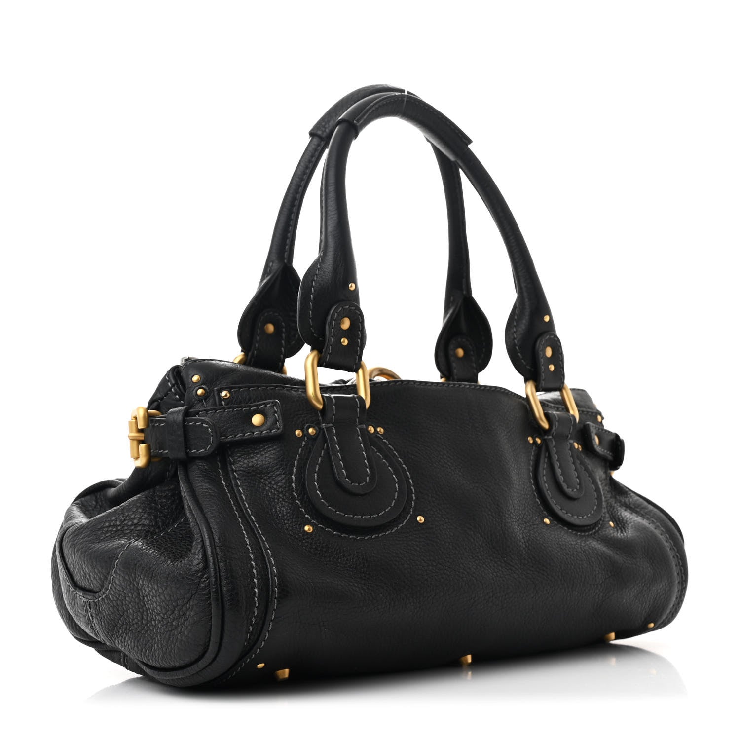 Chloe Calfskin Medium Paddington Satchel Black 3 of 10