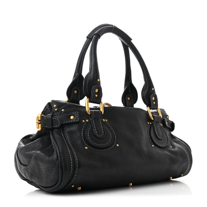 Chloe Calfskin Medium Paddington Satchel Black 3 of 10