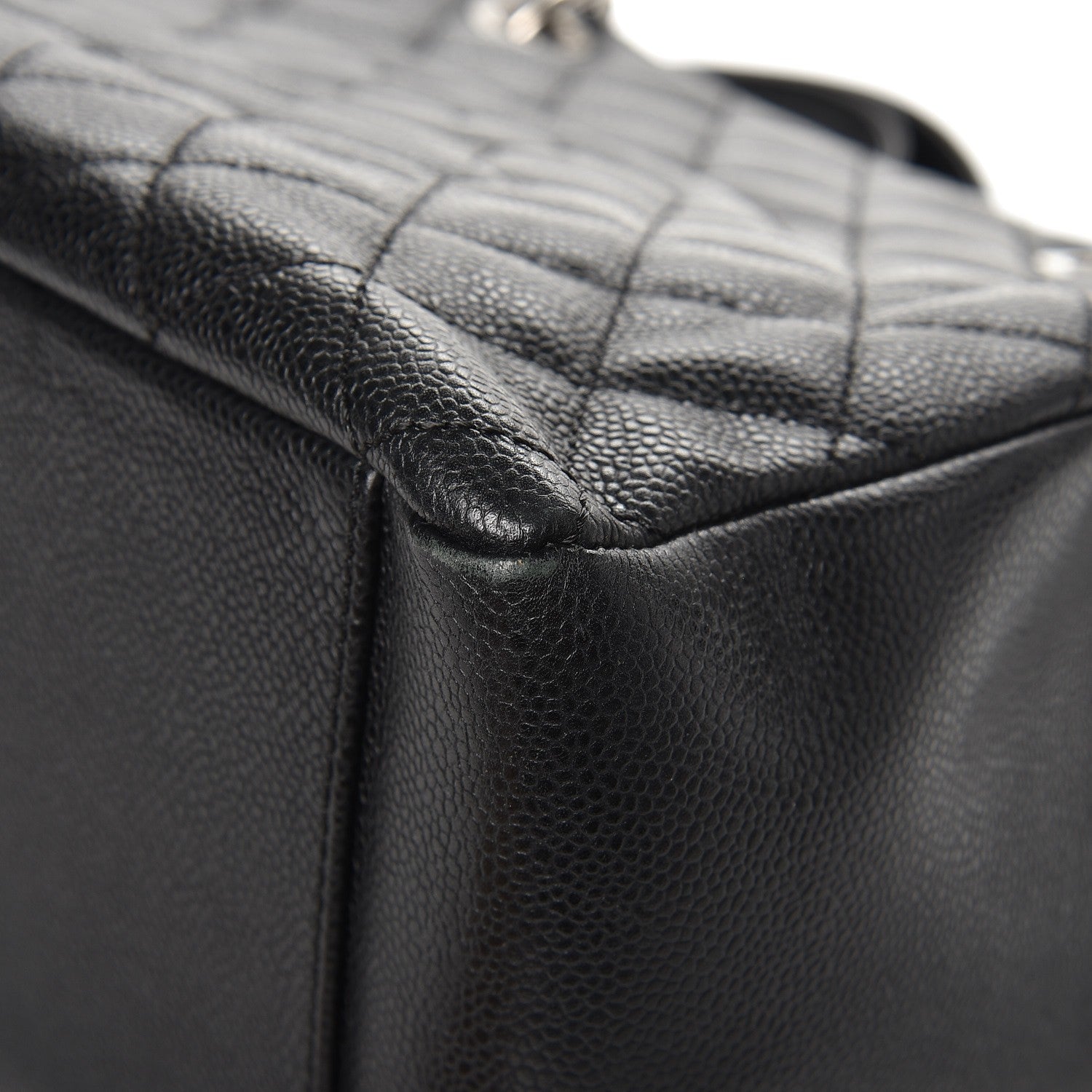 Chanel Caviar Quilted Grand Shopping Tote GST Black 9 of 11