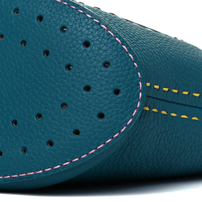 Delvaux Taurillon Mini Pin Bucket Peacock 10 of 10