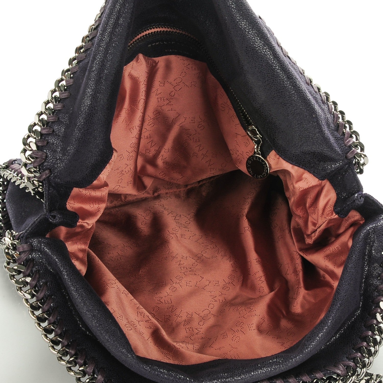 Stella McCartney Shaggy Deer Falabella Fold Over Tote Purple 5 of 9