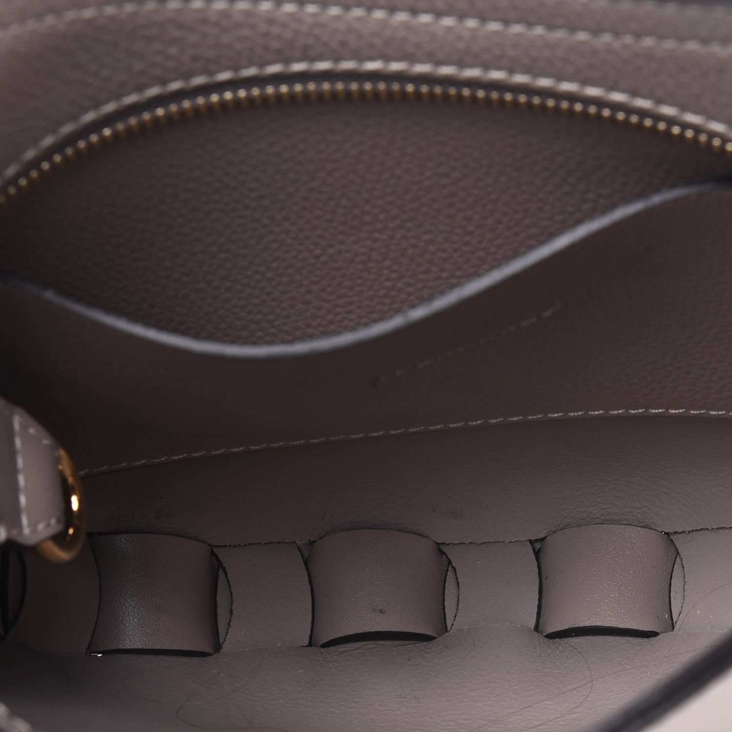 Chloe Small Grain Smooth Calfskin Small Darryl Hobo Motty Grey 5 of 14