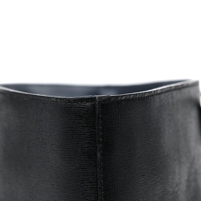 Fendi Vitello Elite Cuoio Monster Buggies Medium Roll Tote Black Multicolor Blue Cobalto 26 of 31