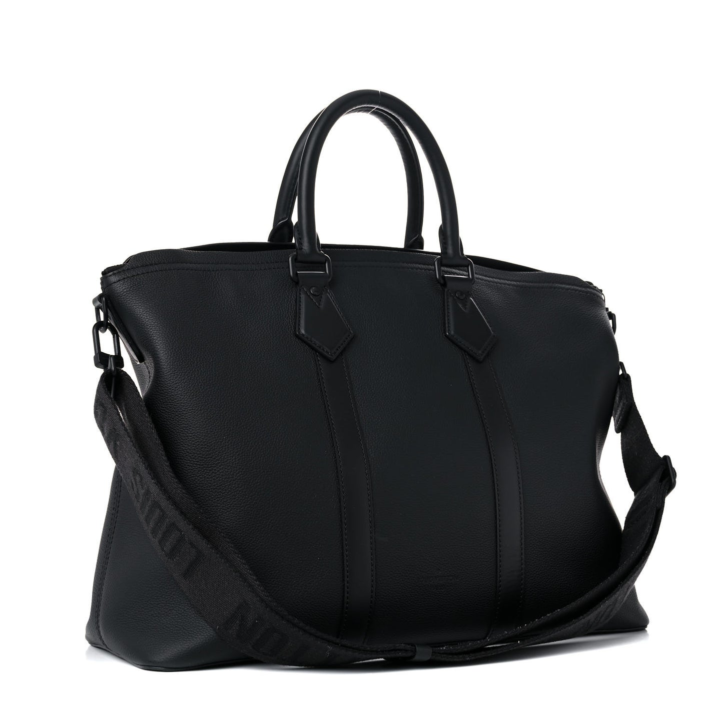 Calfskin Lockit Tote Black