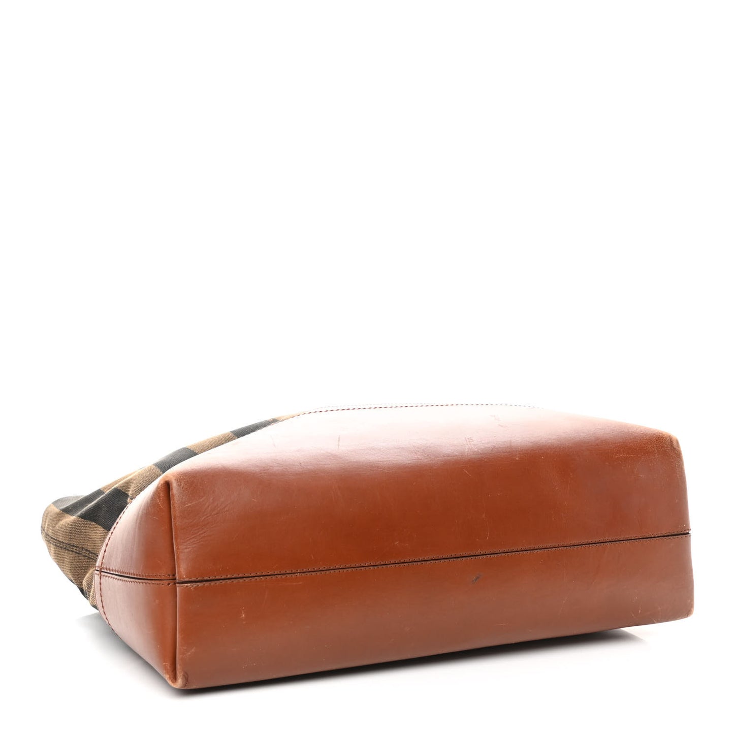 Pequin Cuoio Vegetale Medium Roll Tote Tobacco Cuoio Miele
