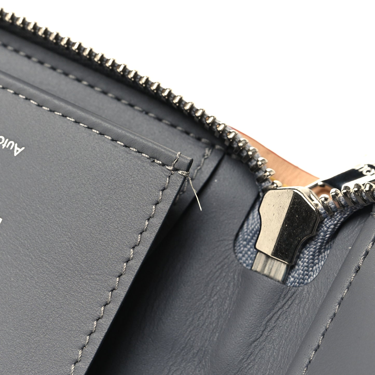 Monogram Mirror Zippy Wallet Silver