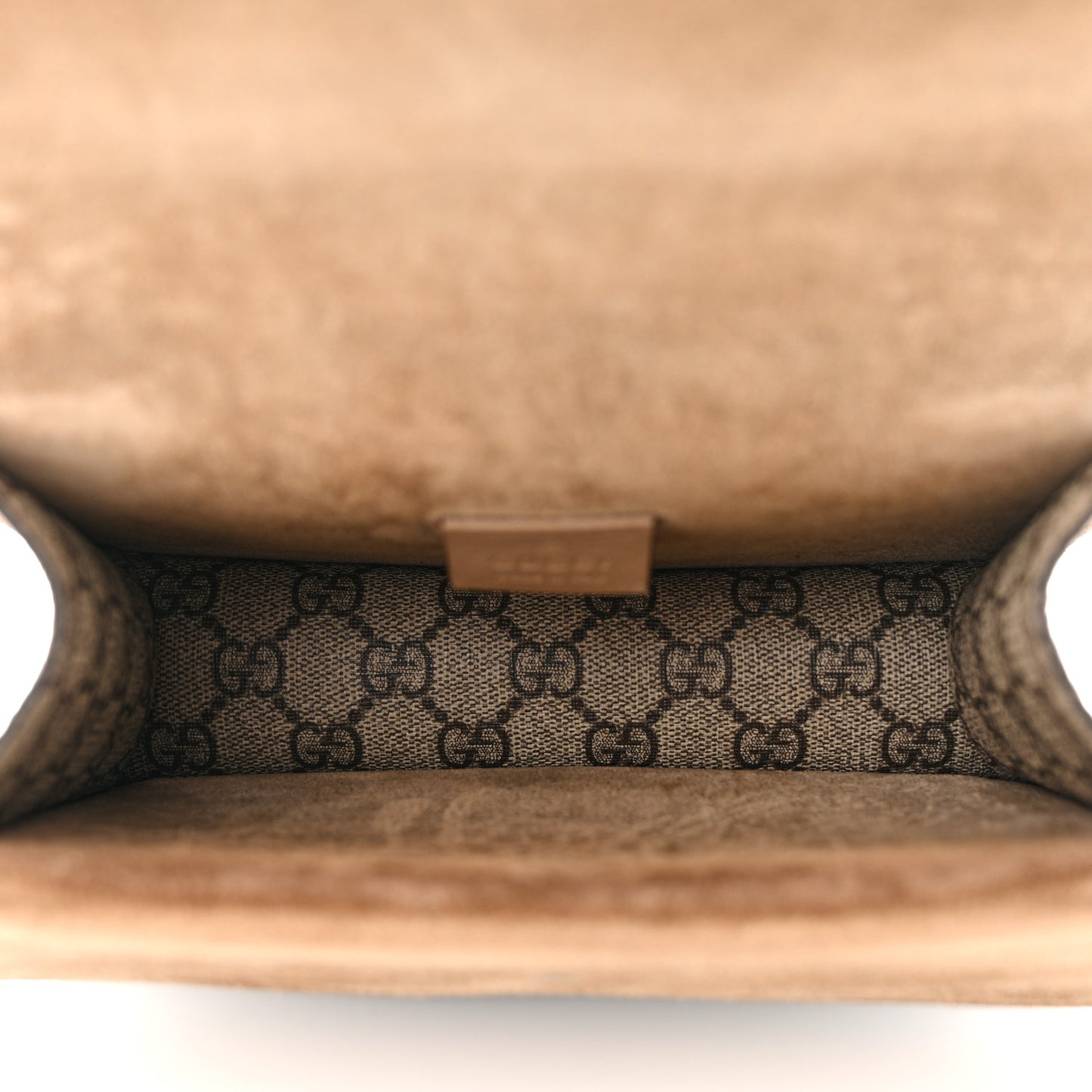 GG Supreme Monogram Mini Dionysus Shoulder Bag Taupe