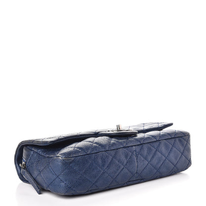 Chanel Iridescent Caviar Quilted Small Chic Flap Dark Blue 4 of 10