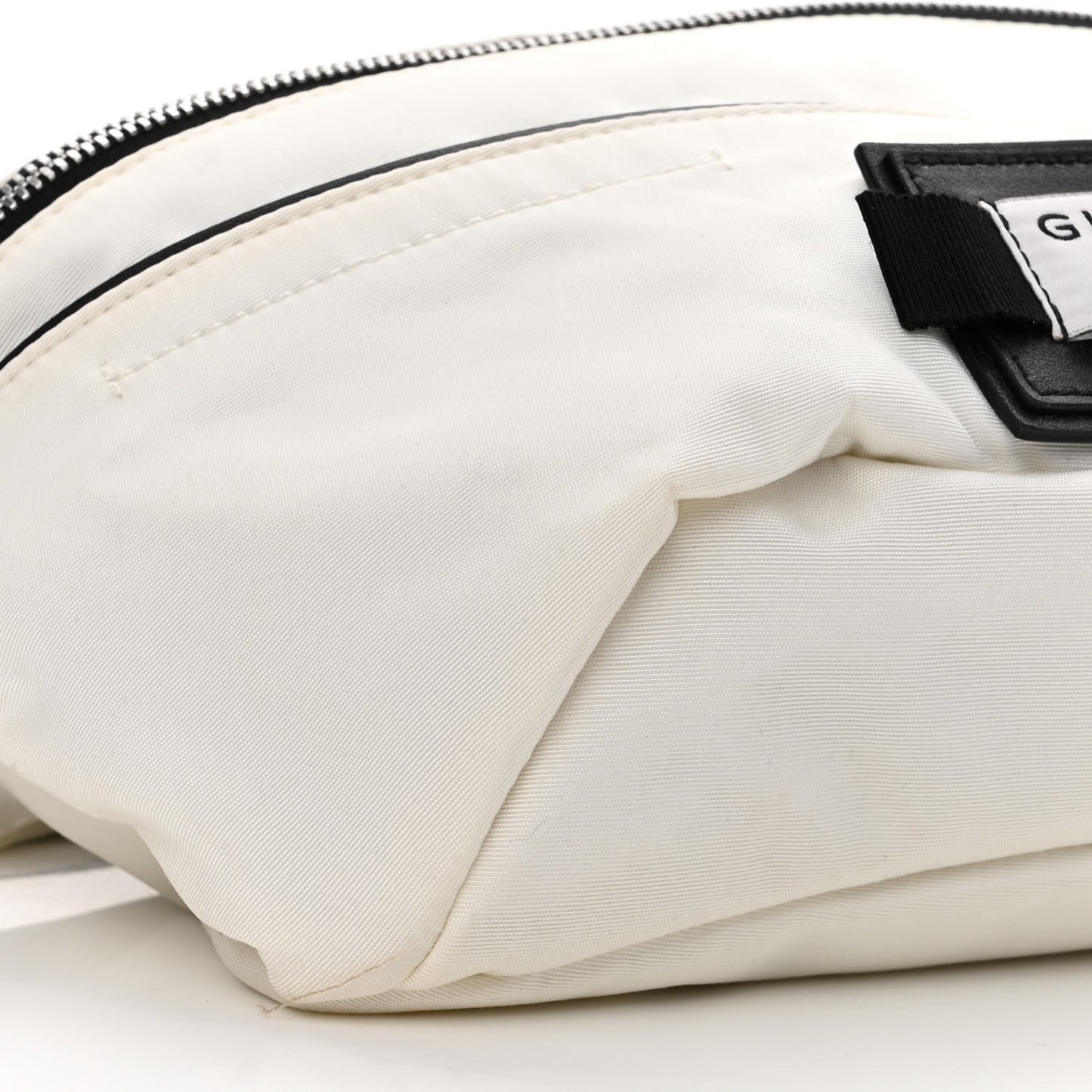 Nylon Downtown Bum Bag White Black