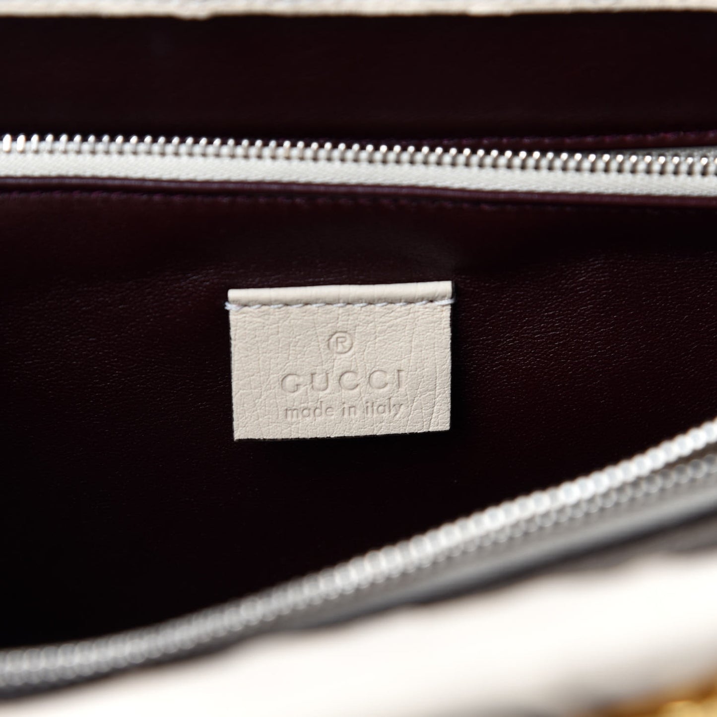 Ostrich Small Zumi Top Handle Bag Ivory