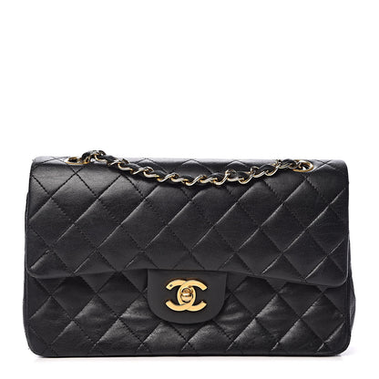Chanel Lambskin Quilted Small Double Flap Black 1 of 14
