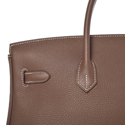 Hermes Togo Birkin 35 Etoupe 11 of 32
