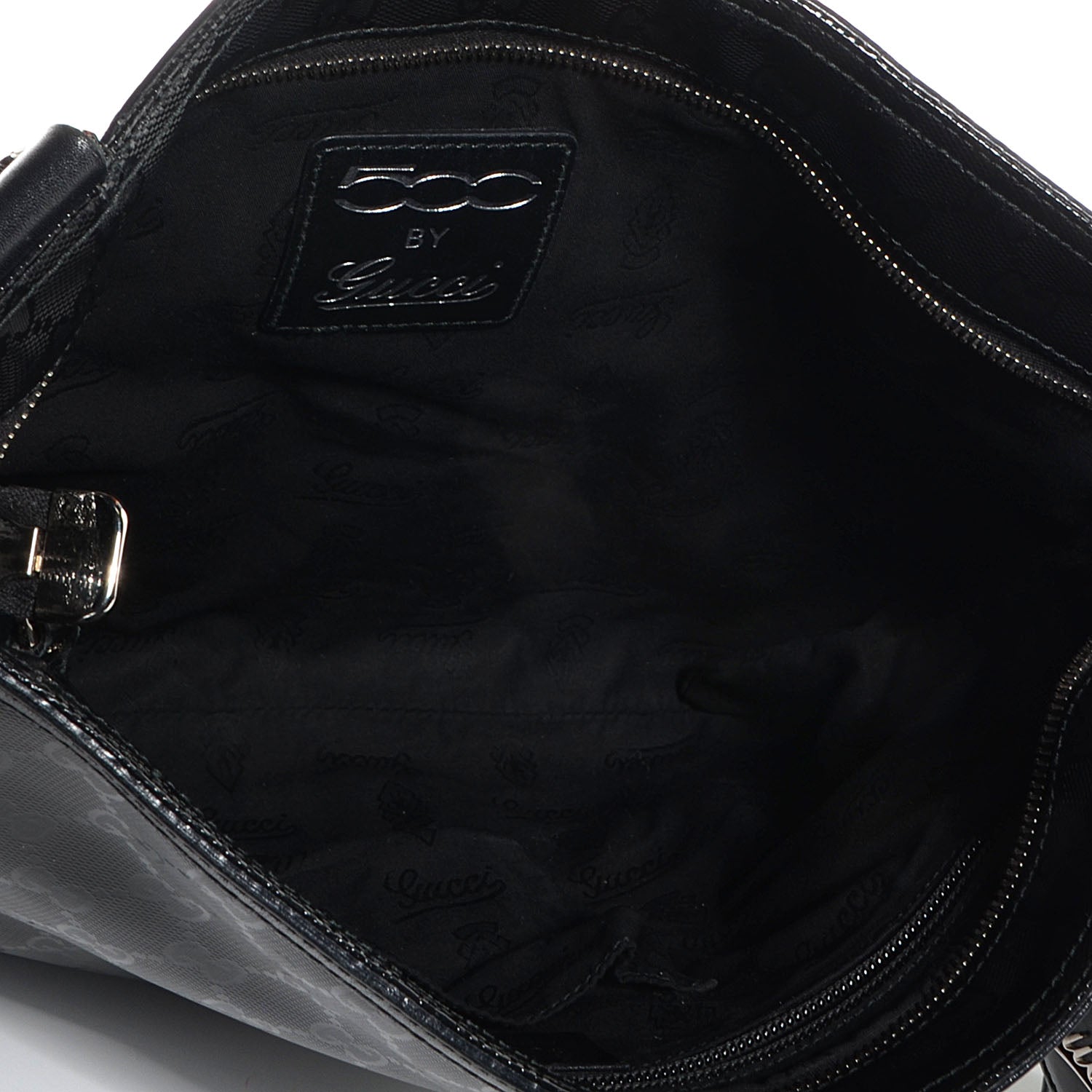 Gucci Imprime Monogram Web Medium 500 by Gucci Flat Messenger Bag Black 5 of 7