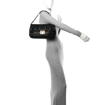 Louis Vuitton Deerskin Embossed Monogram My Deer Rebelle Black 2 of 14