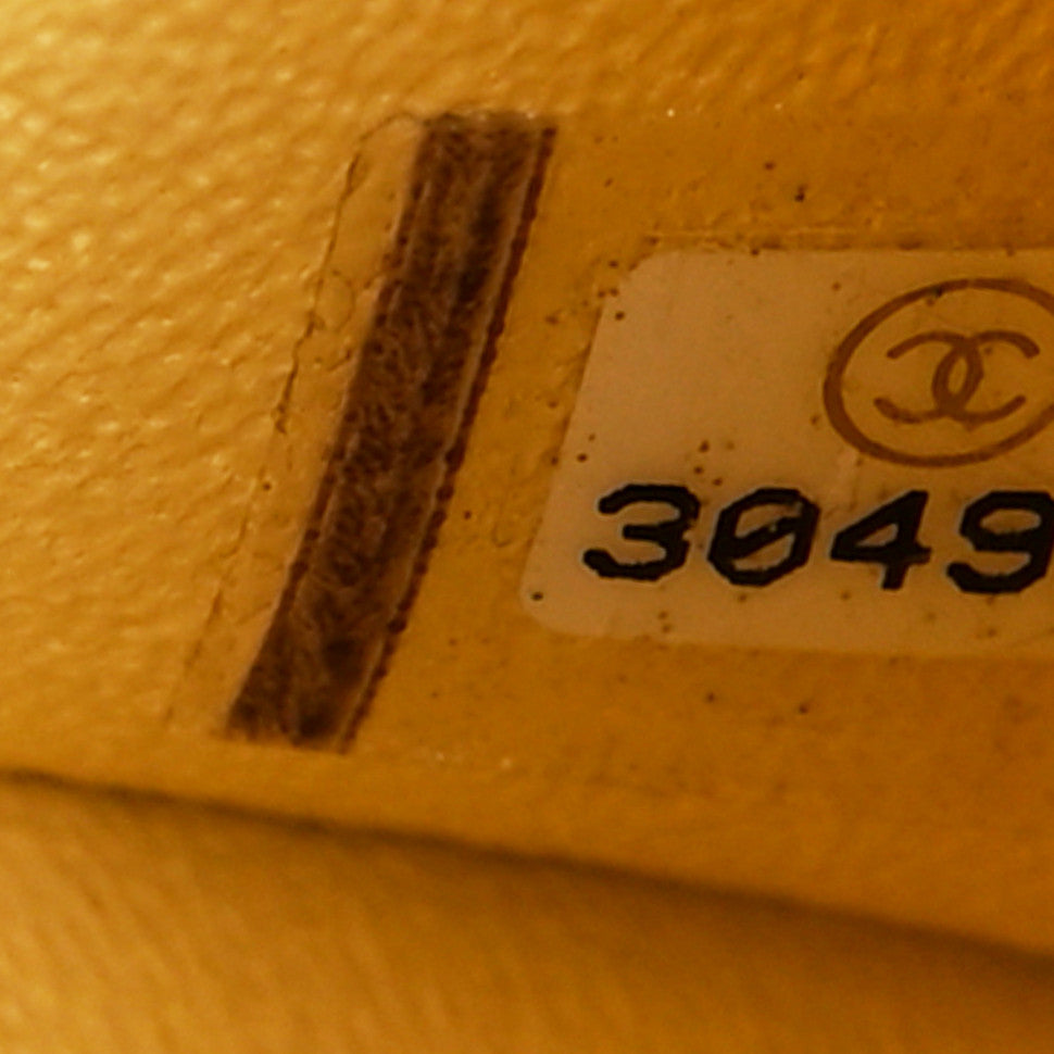 Chanel Lambskin Quilted Mini Rectangular Flap Yellow 14 of 20