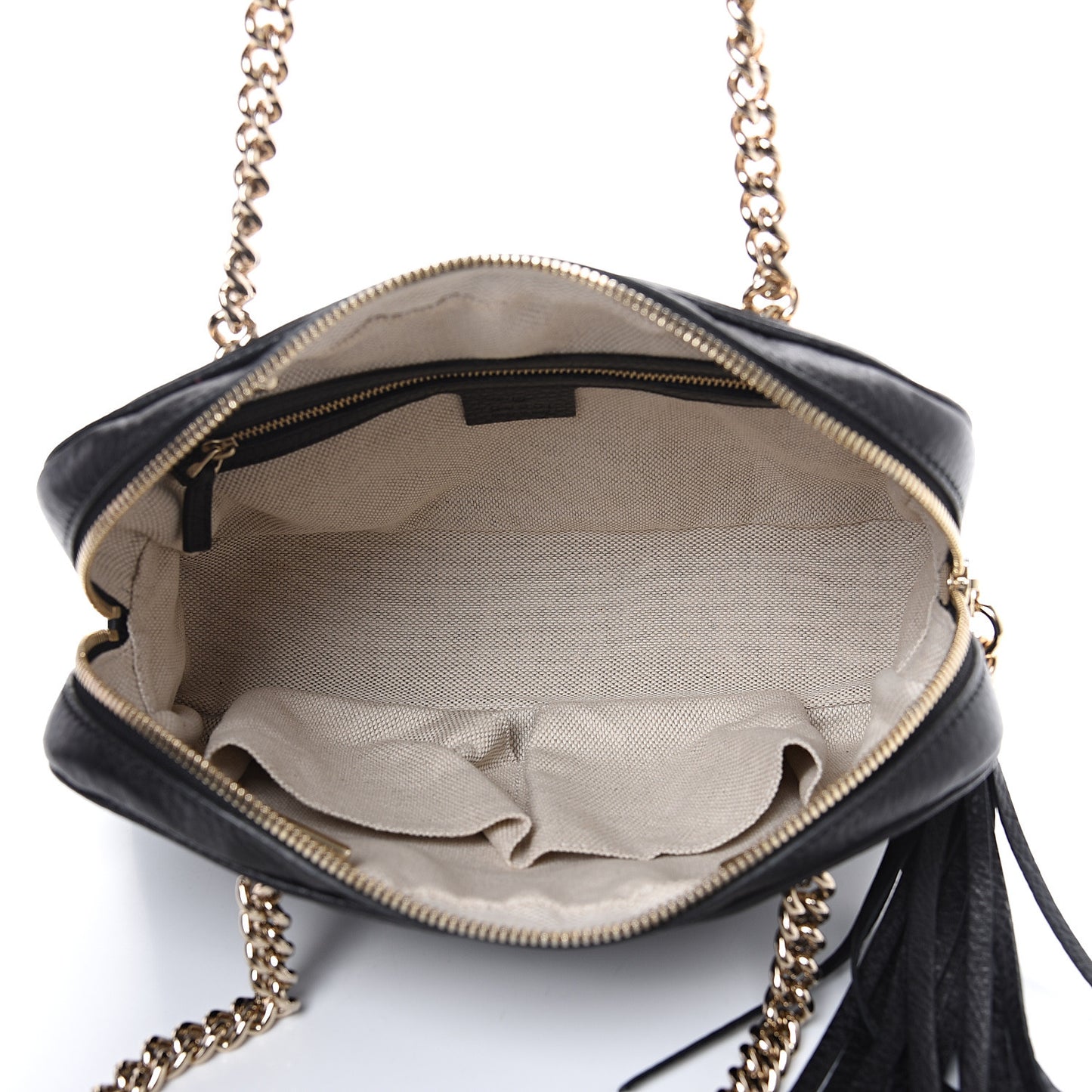 Pebbled Calfskin Small Soho Bowler Black