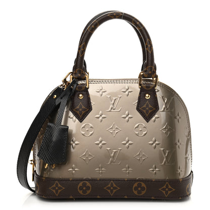 Louis Vuitton Vernis Epi Monogram Alma BB Champagne Metallise 1 of 9