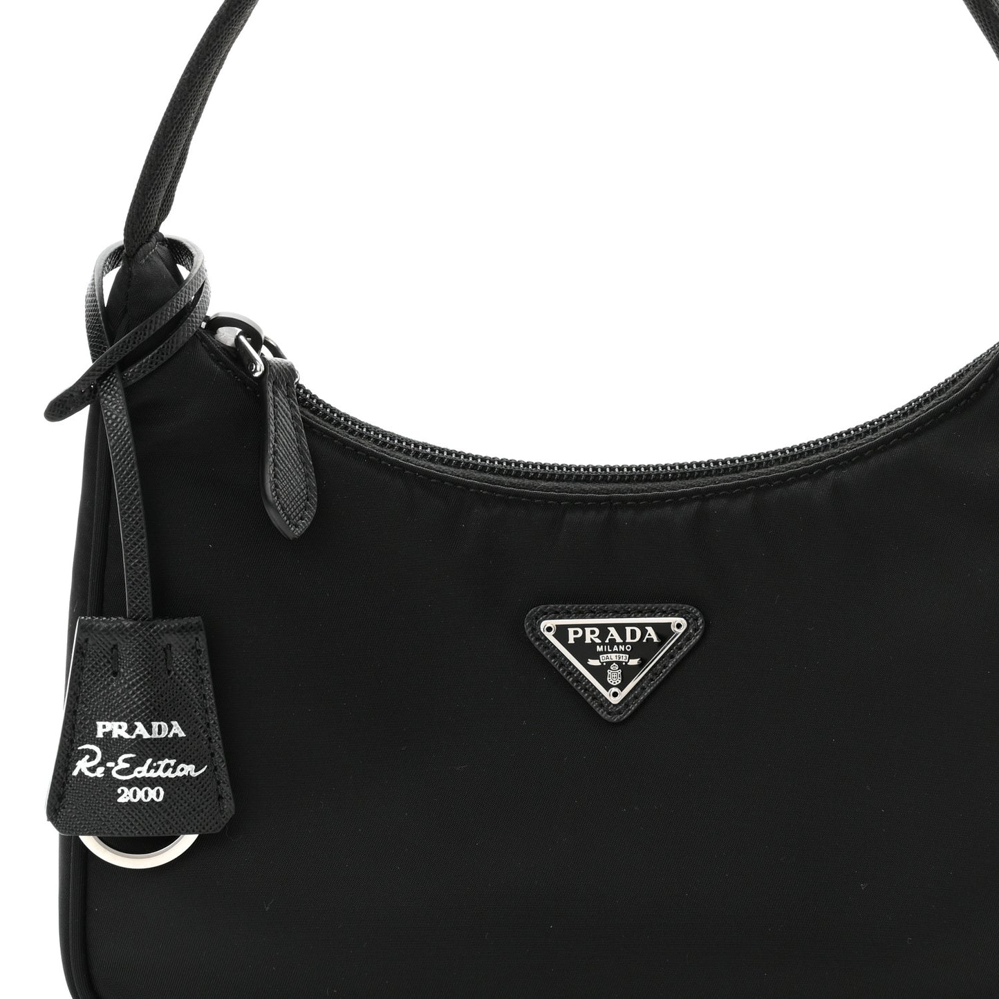 Tessuto Nylon Mini Re-Edition 2000 Bag Black