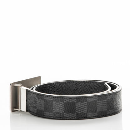Louis Vuitton Damier Graphite 35mm LV Inventeur Reversible Belt 95 38 3 of 7