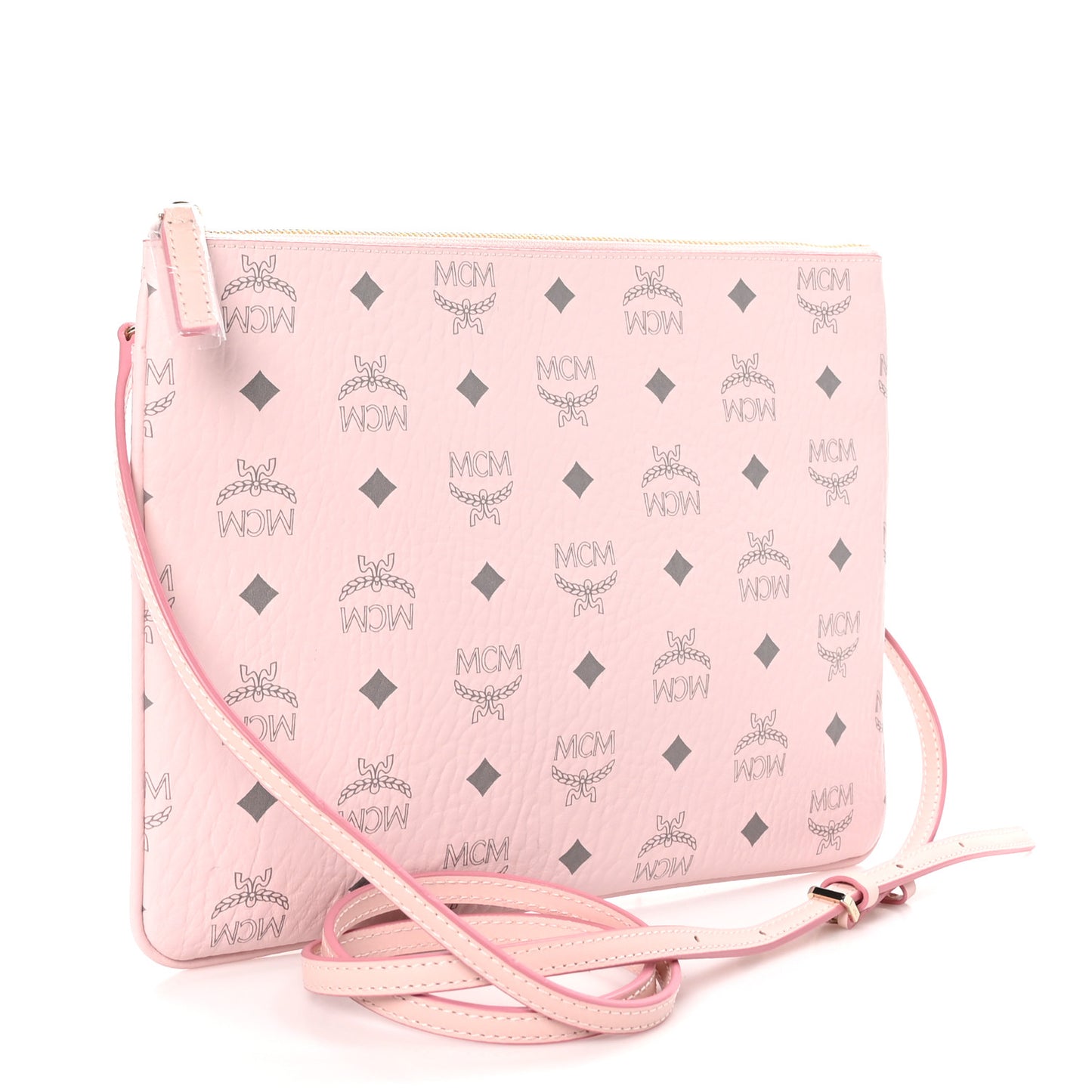 Visetos Medium Crossbody Pouch Powder Pink
