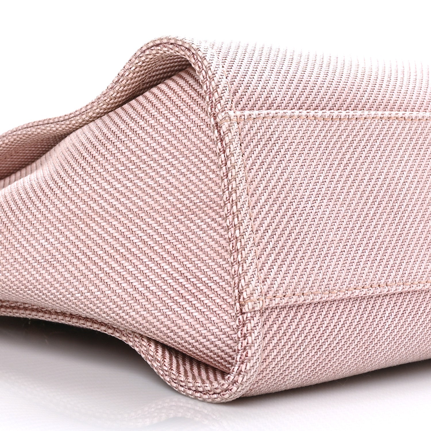 Chanel Mixed Fibers Calfskin Small Deauville Tote Rose Pink 8 of 9