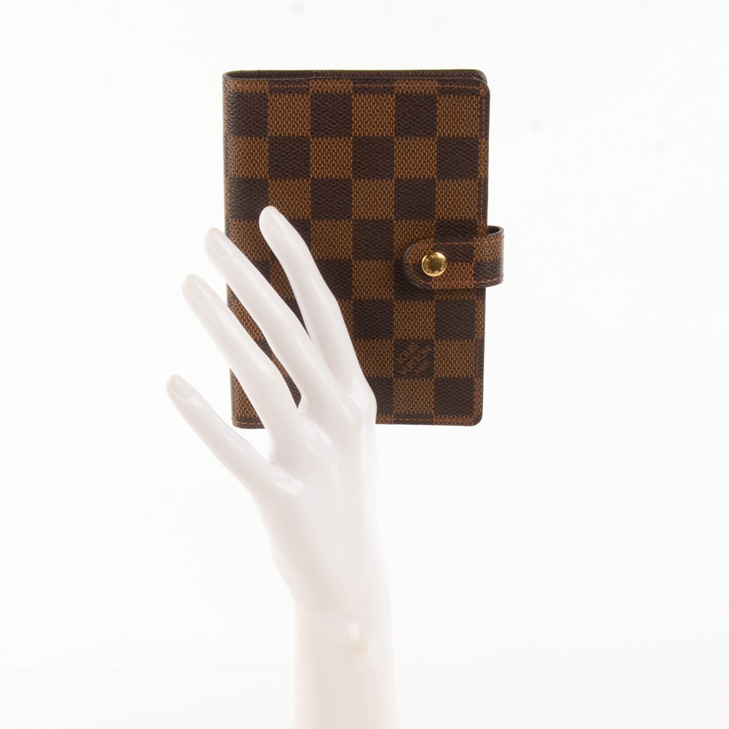 Damier Ebene Small Ring Agenda Cover