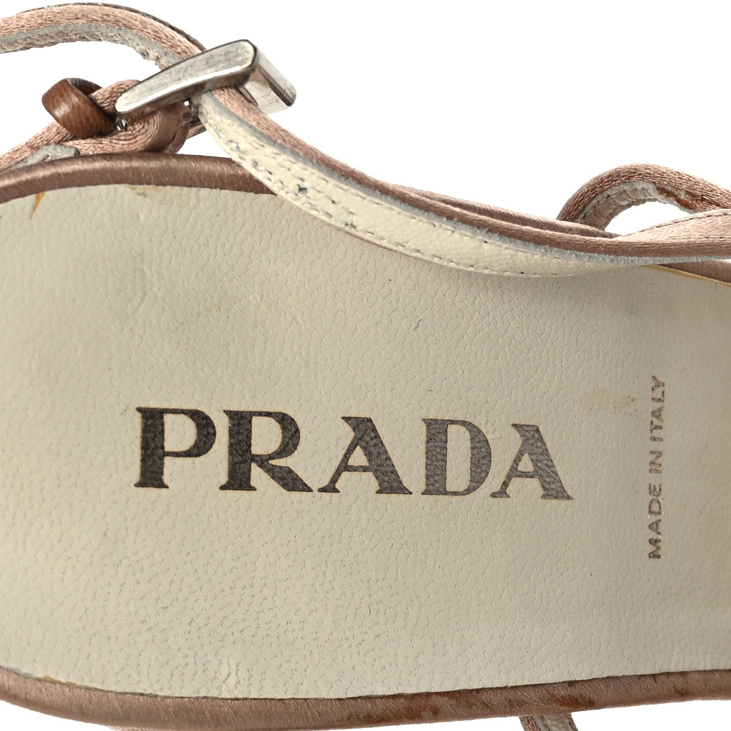Prada Satin Platform Slingback Pumps 38 Pink 7 of 7