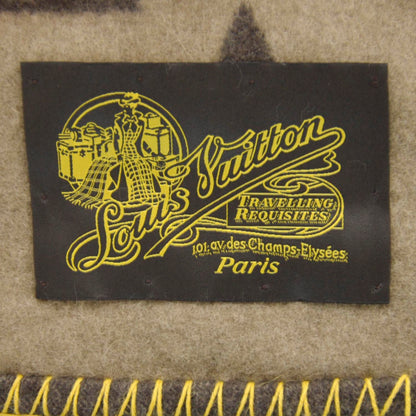 Louis Vuitton Lambswool Angora Monogram Blanket Marron 3 of 4