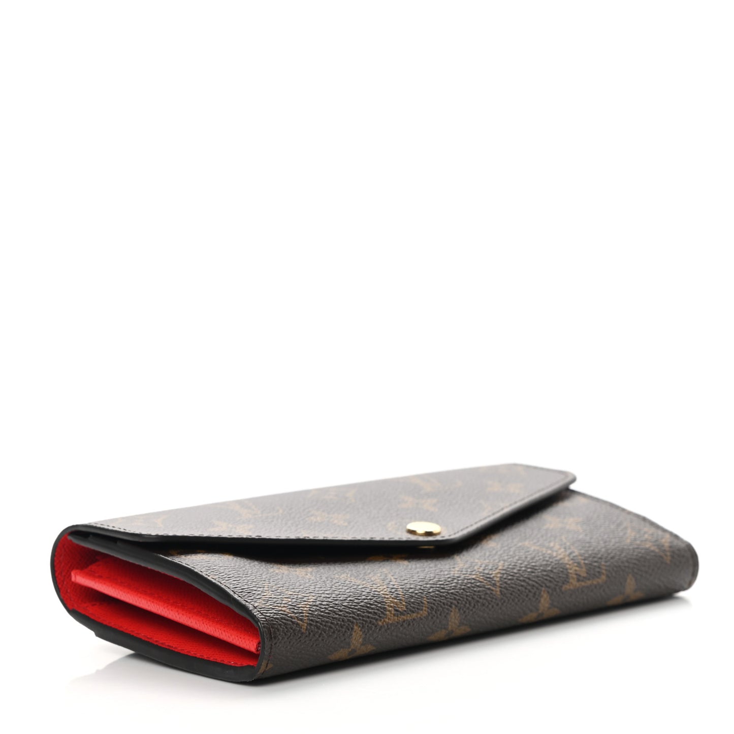 Monogram Sarah Wallet NM Coquelicot