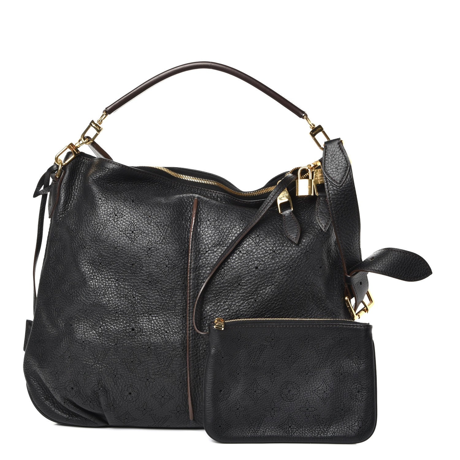 Louis Vuitton Mahina Selene MM Black 4 of 11
