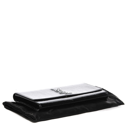 Saint Laurent Patent Small Belle De Jour Clutch Black 4 of 14