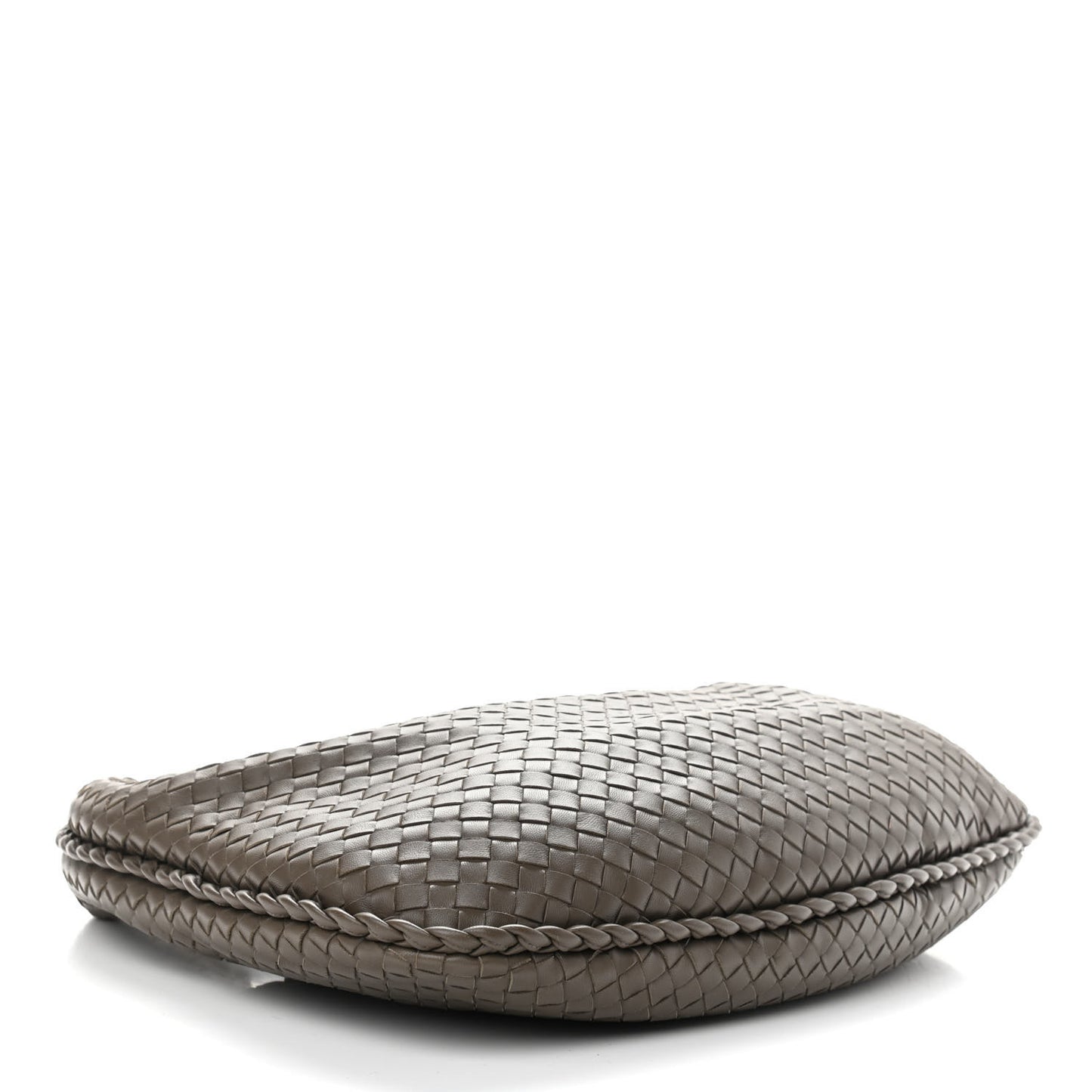 Nappa Intrecciato Medium Veneta Hobo Grey