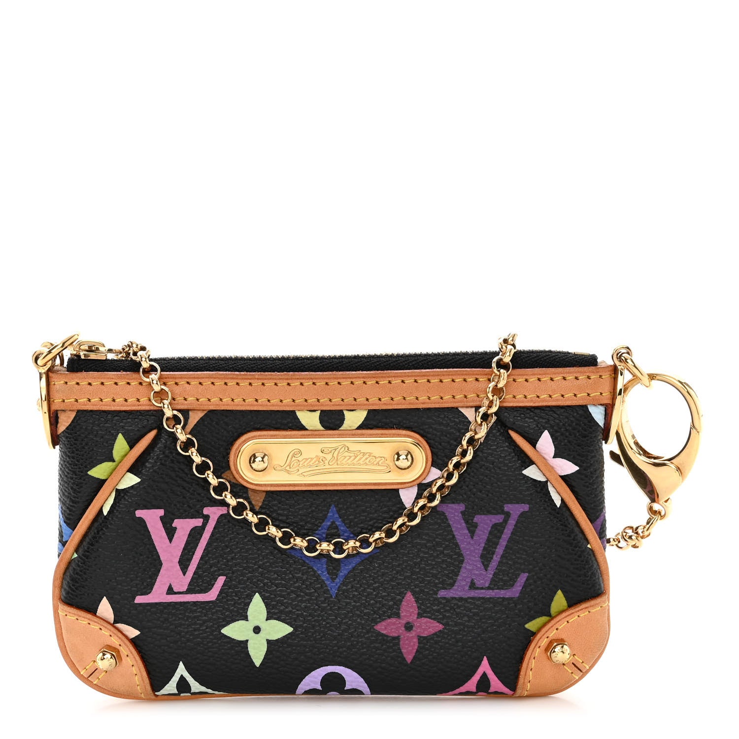 Louis Vuitton LOUIS VUITTON Monogram Multicolor Pochette Milla PM Black 1 of 8