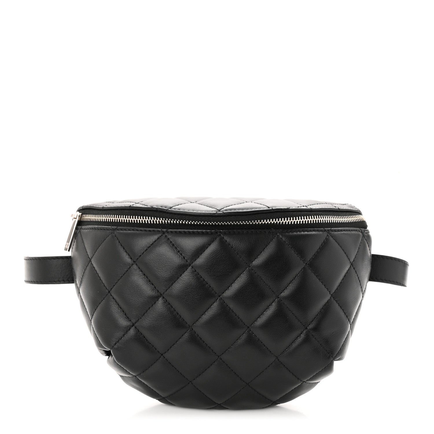 Chanel Calfskin Quilted Waist Belt Bag Black 1 of 10